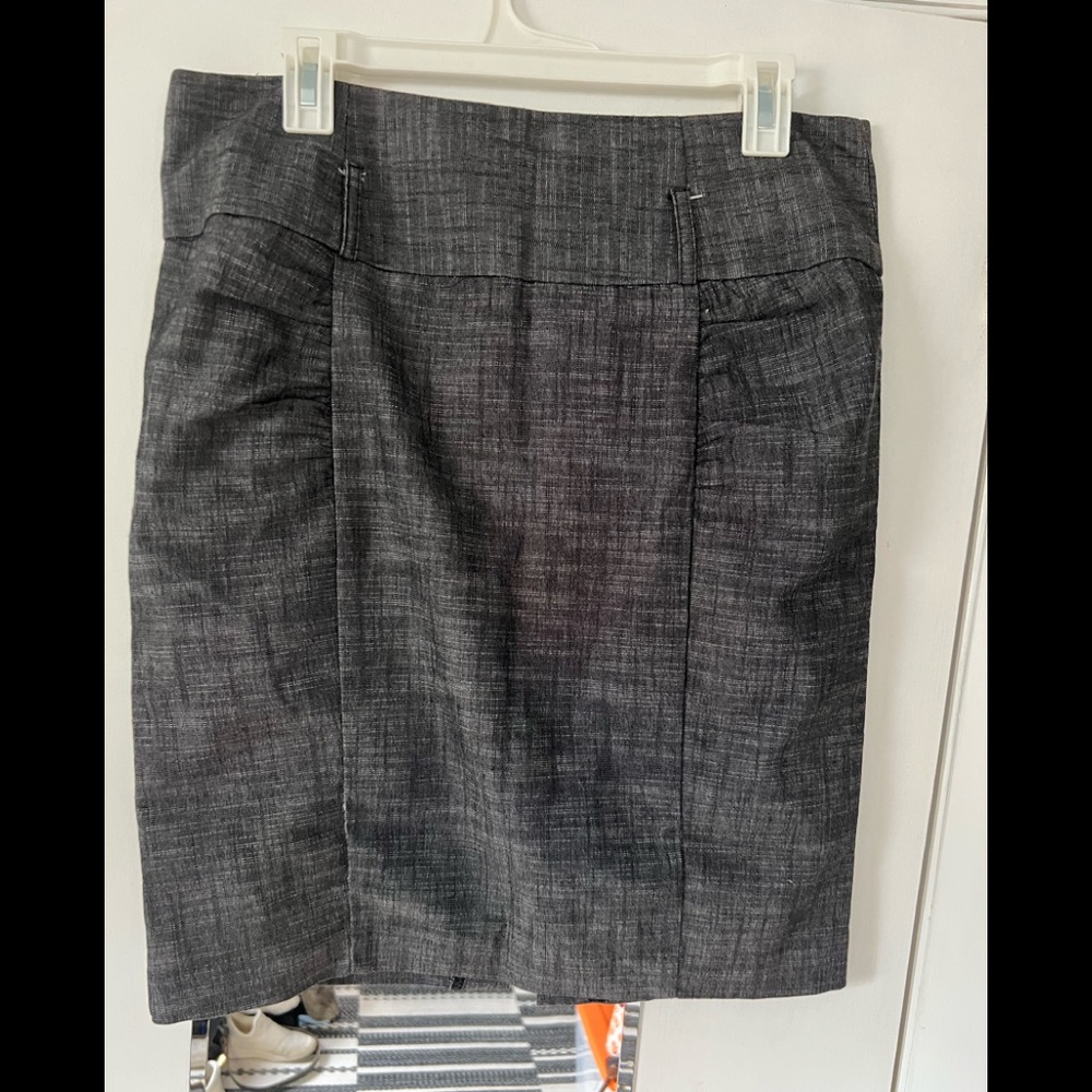 Grey Pencil Skirt